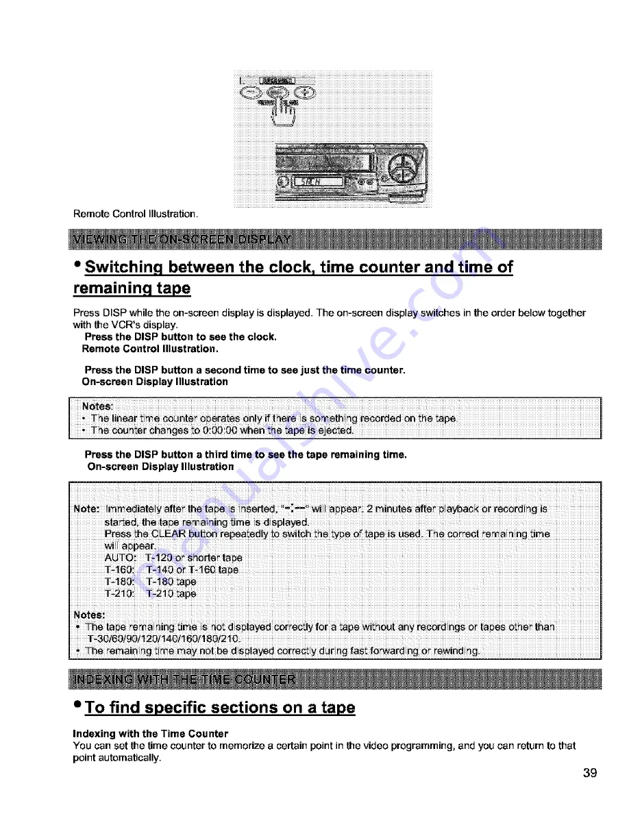 Hitachi VT-FX631A Owner'S Manual Download Page 39