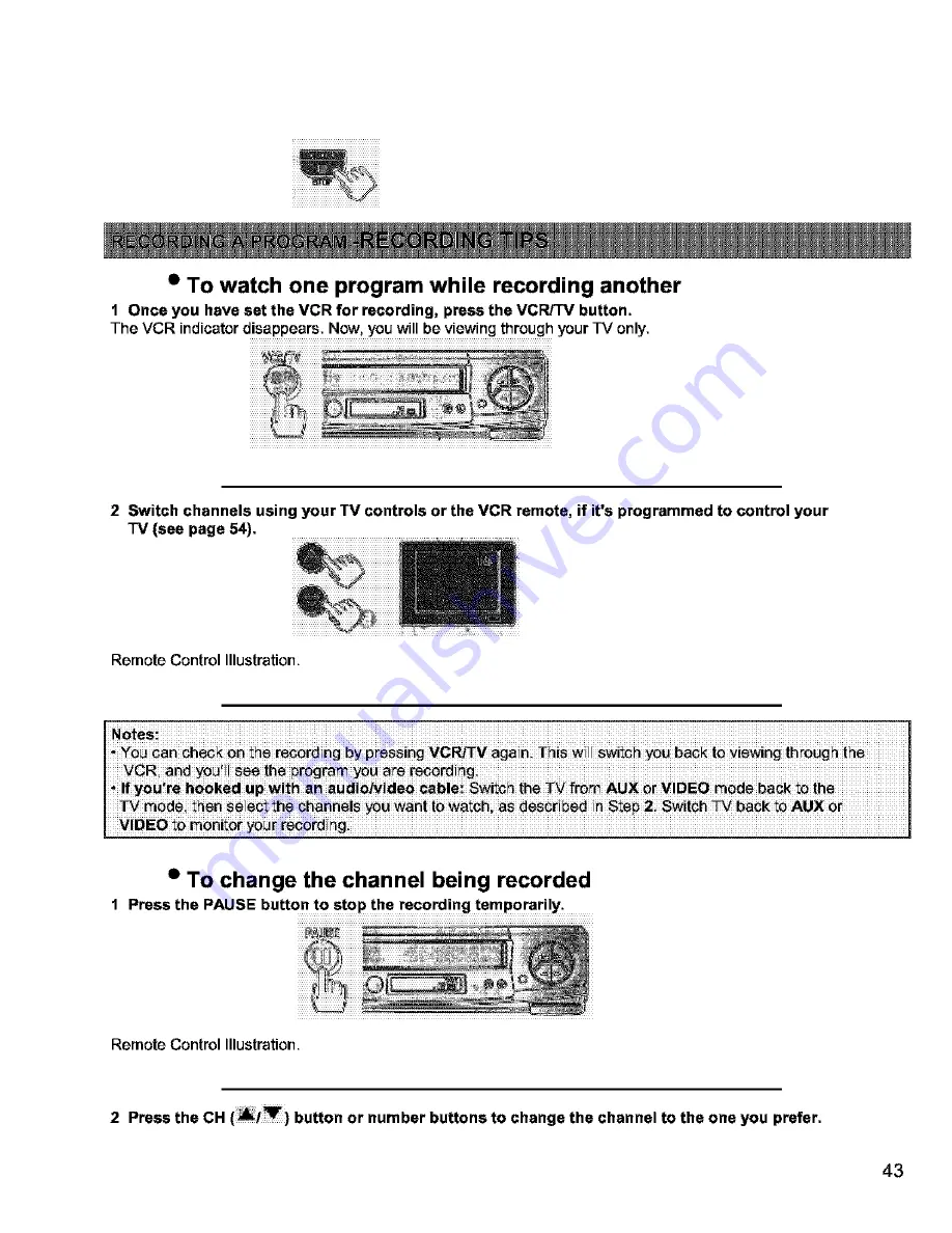 Hitachi VT-FX631A Owner'S Manual Download Page 43