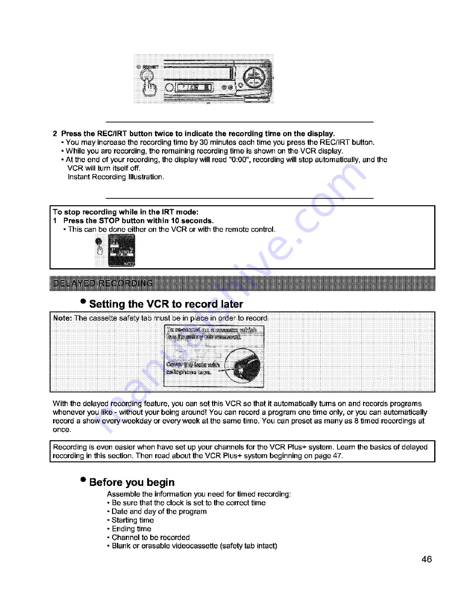 Hitachi VT-FX631A Owner'S Manual Download Page 46