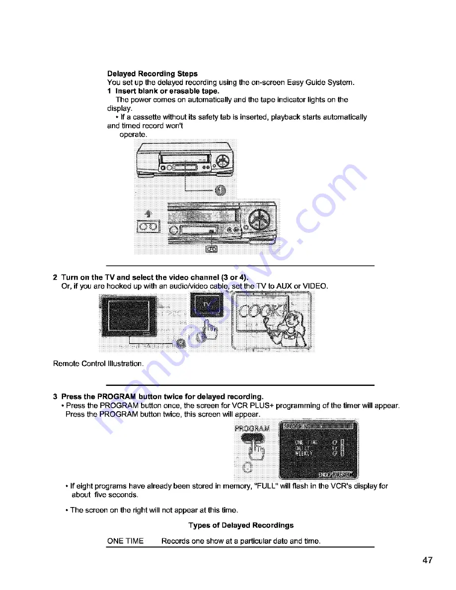 Hitachi VT-FX631A Owner'S Manual Download Page 47