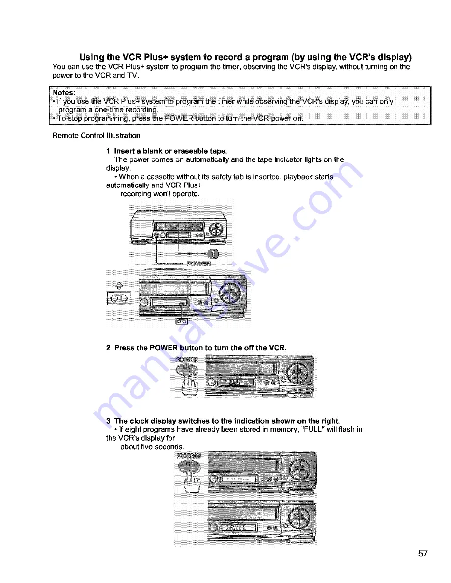 Hitachi VT-FX631A Owner'S Manual Download Page 57