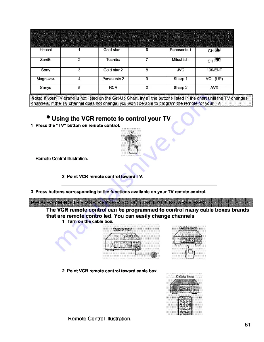 Hitachi VT-FX631A Owner'S Manual Download Page 61