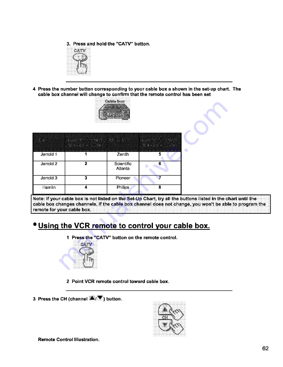 Hitachi VT-FX631A Owner'S Manual Download Page 62