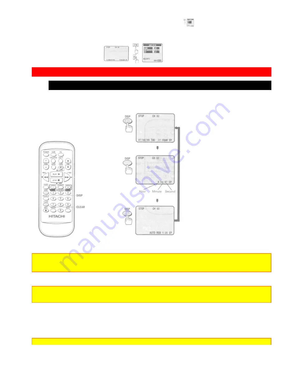 Hitachi VT-FX6404A Owner'S Manual Download Page 42