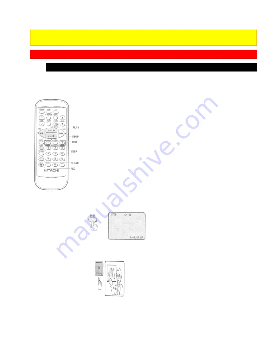 Hitachi VT-FX6404A Owner'S Manual Download Page 43