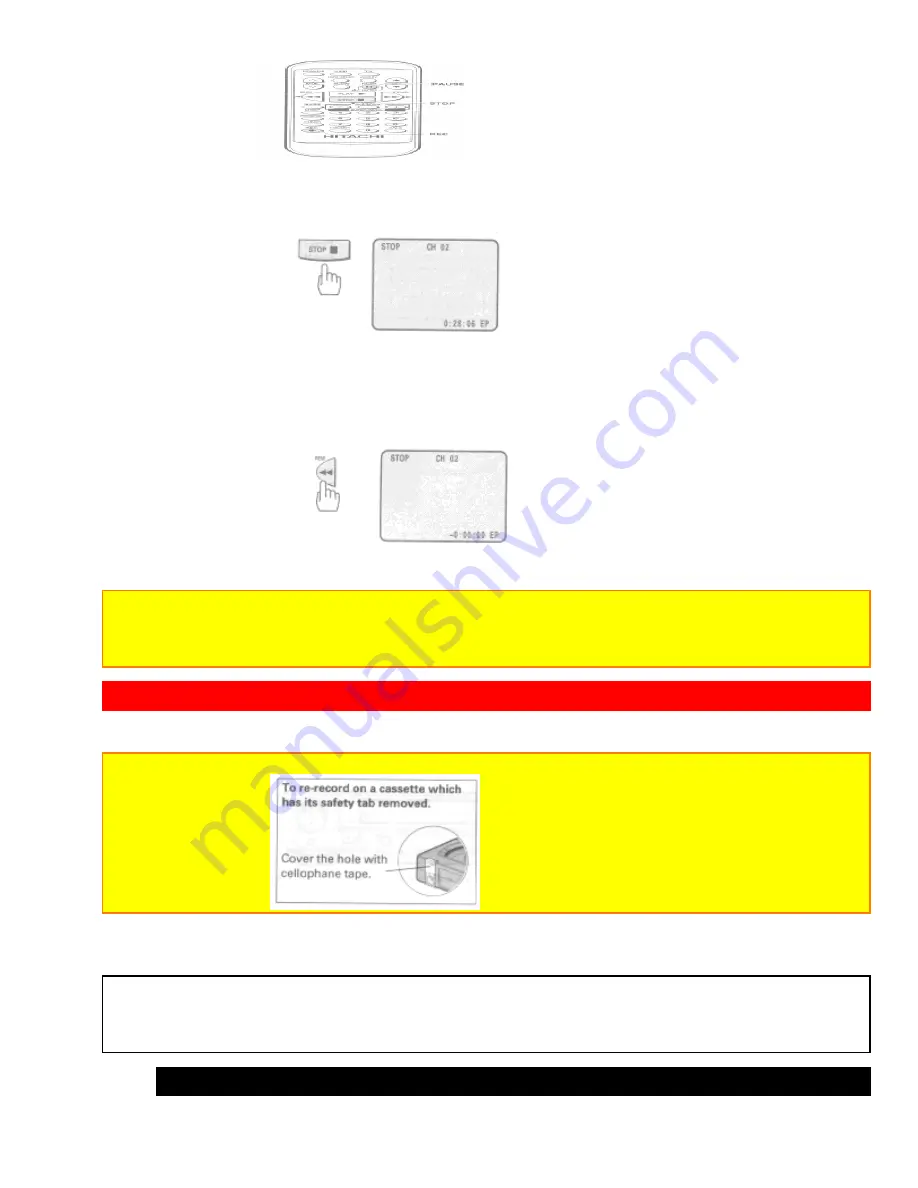 Hitachi VT-FX6404A Owner'S Manual Download Page 44