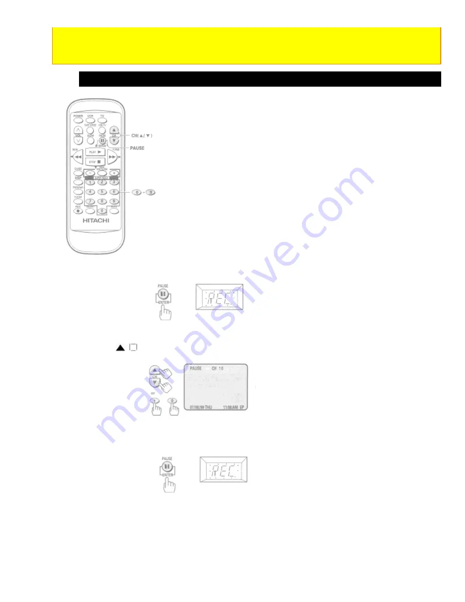 Hitachi VT-FX6404A Owner'S Manual Download Page 48