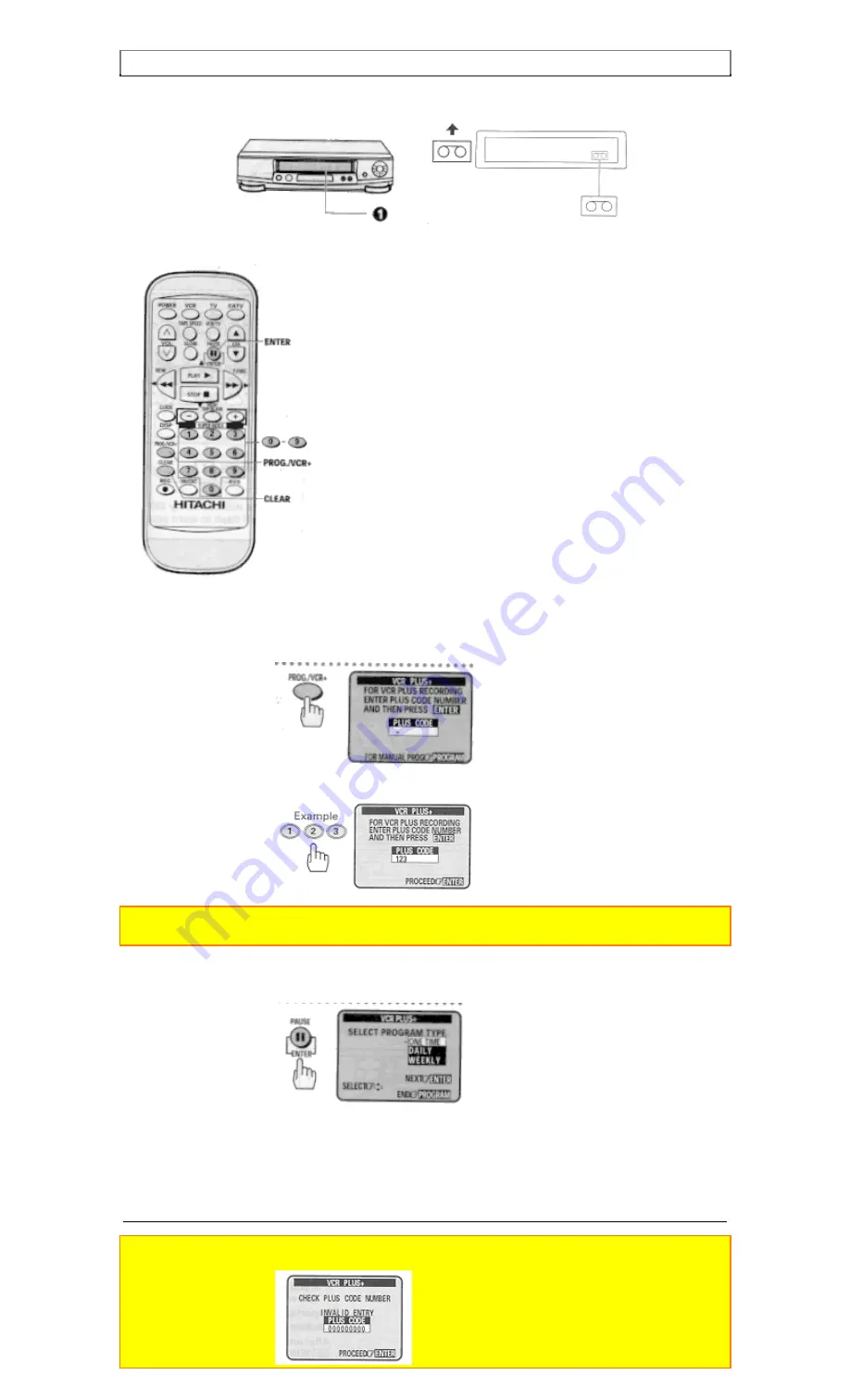 Hitachi VT-FX6510A Owner'S Manual Download Page 56