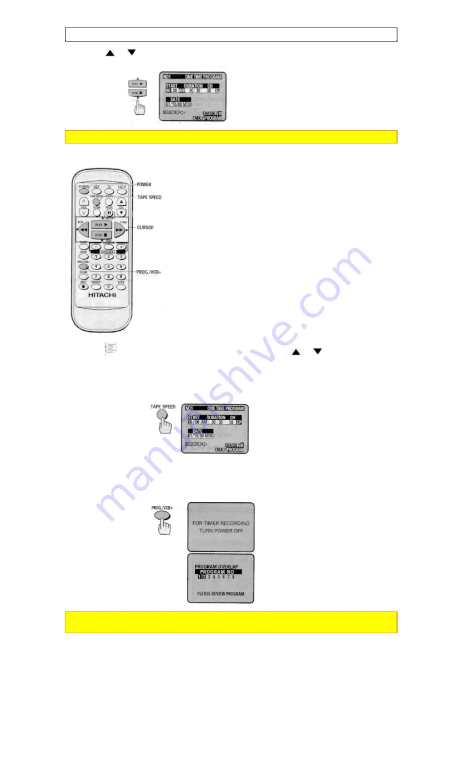 Hitachi VT-FX6510A Owner'S Manual Download Page 57