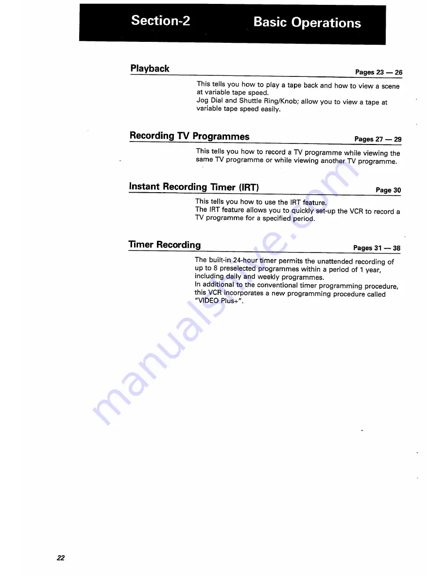 Hitachi VT-FX770E Instruction Manual Download Page 22