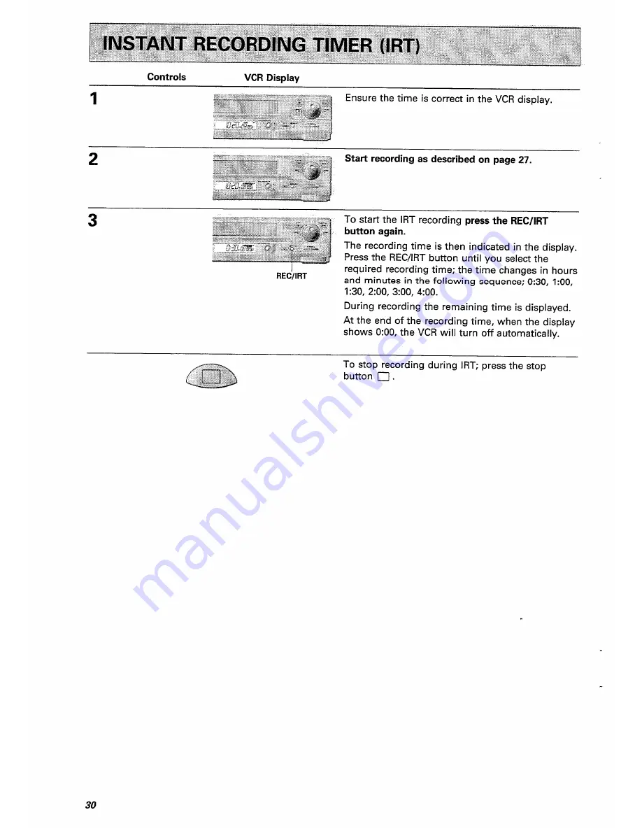 Hitachi VT-FX770E Instruction Manual Download Page 30