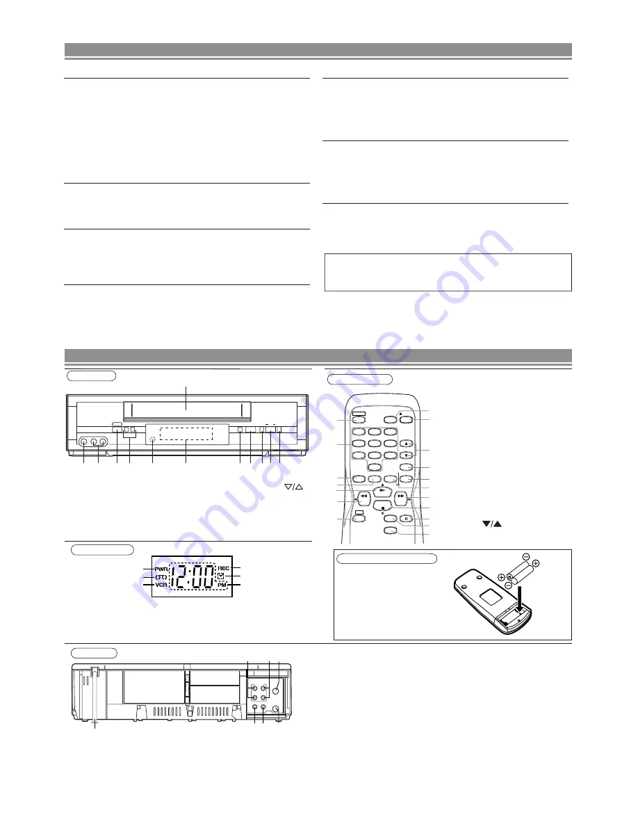 Hitachi VT-FX795A Owner'S Manual Download Page 2