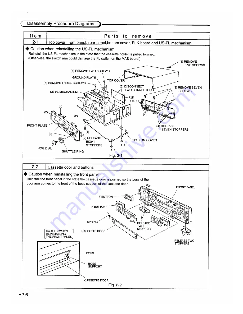 Hitachi VT-FX840E Service Manual Download Page 24