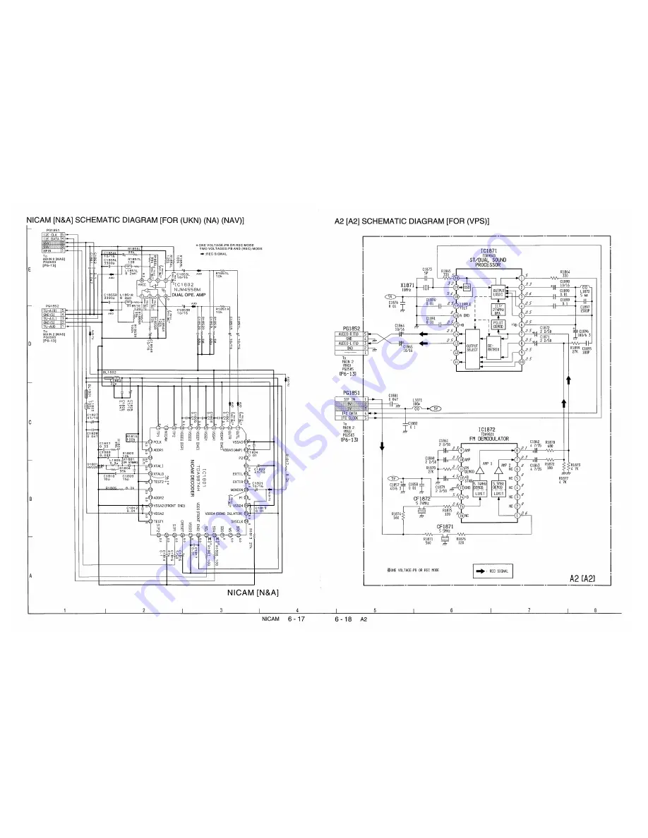 Hitachi VT-FX840E Service Manual Download Page 66