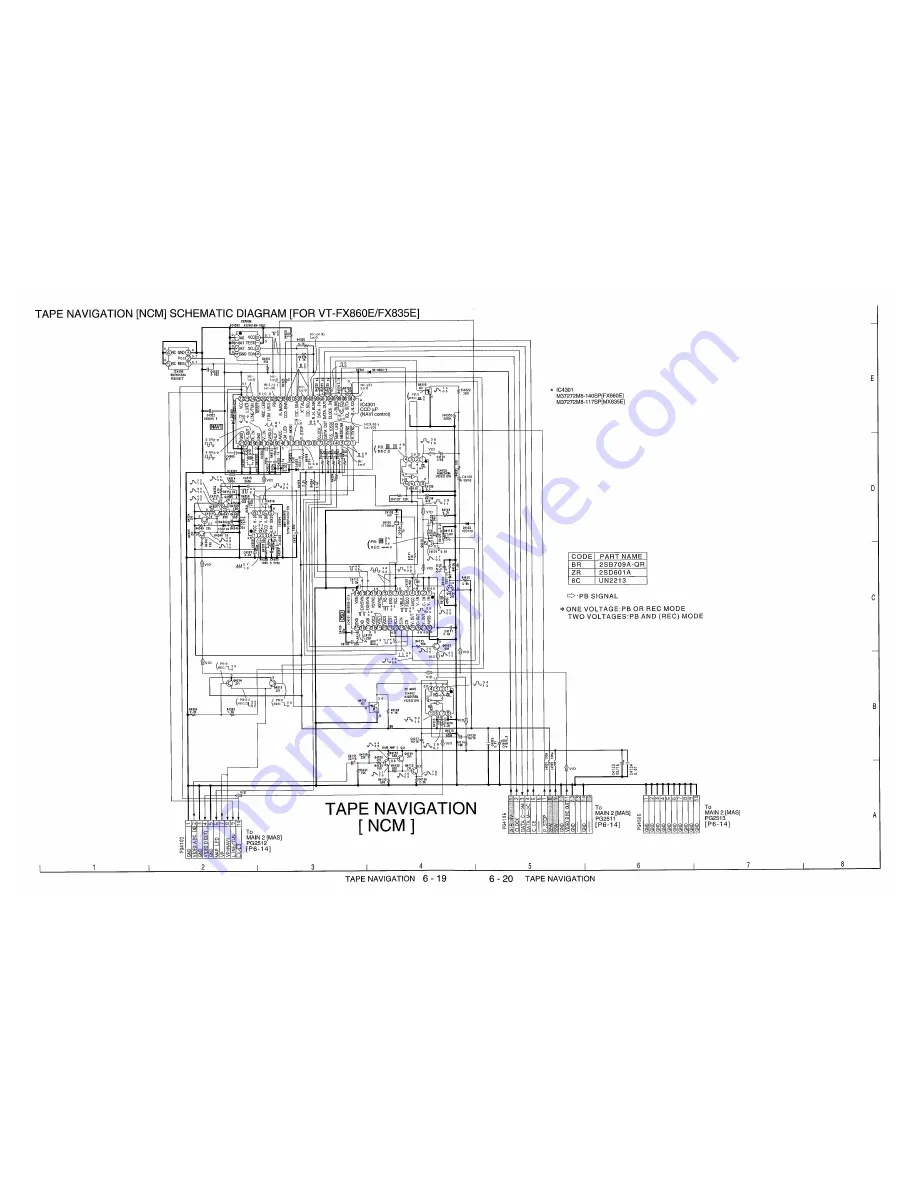 Hitachi VT-FX840E Service Manual Download Page 67