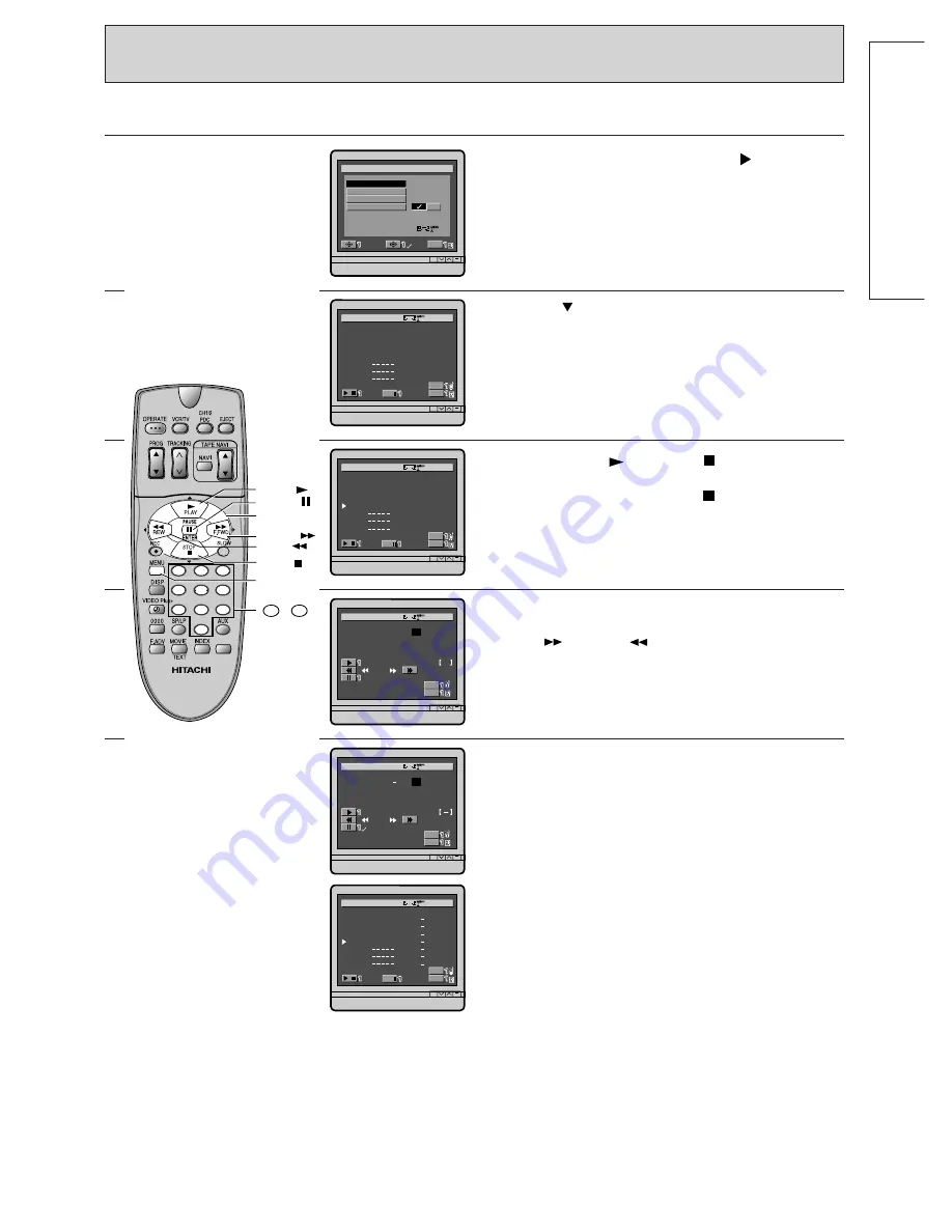 Hitachi VT-FX960E Instruction Manual Download Page 15