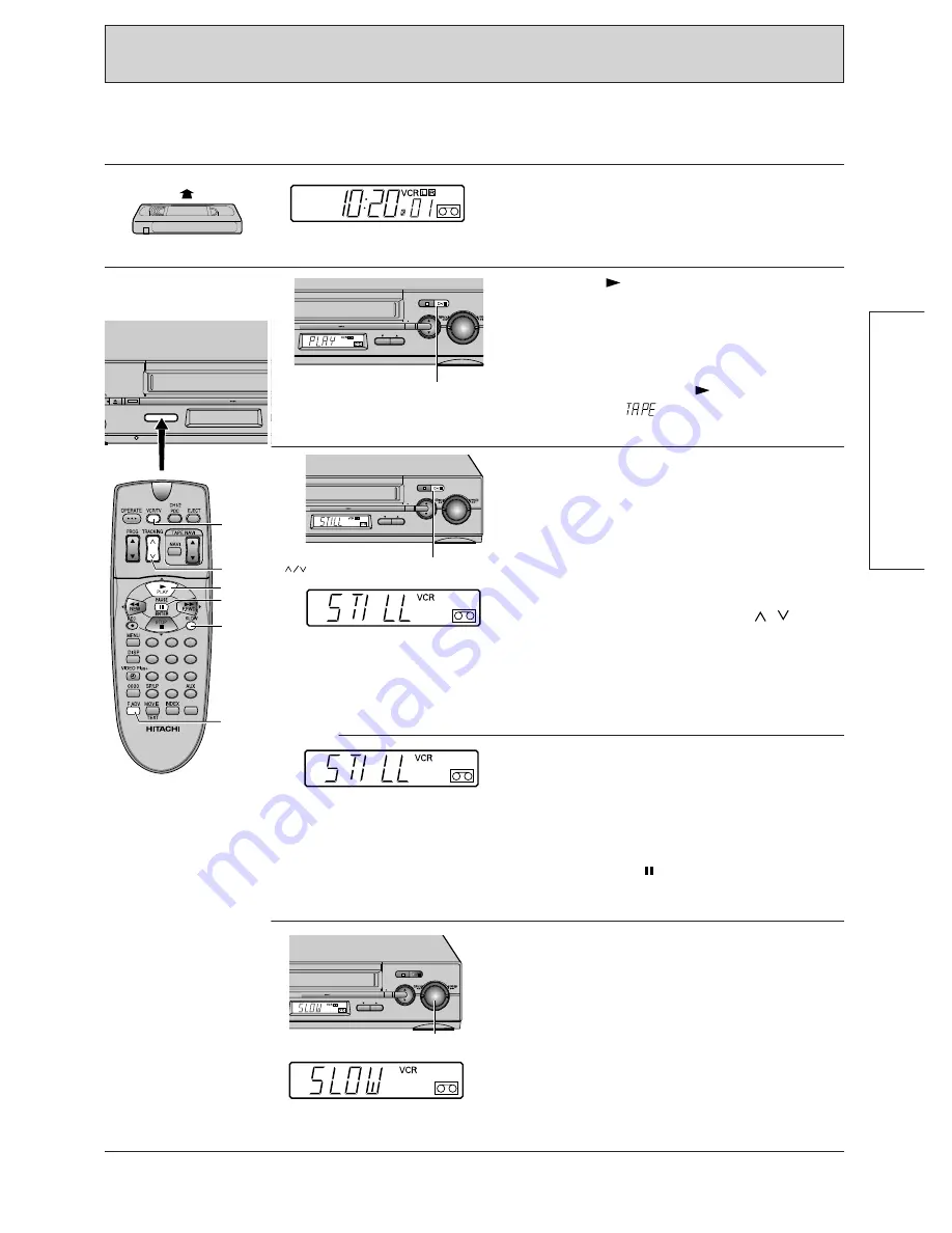 Hitachi VT-FX960E Instruction Manual Download Page 23