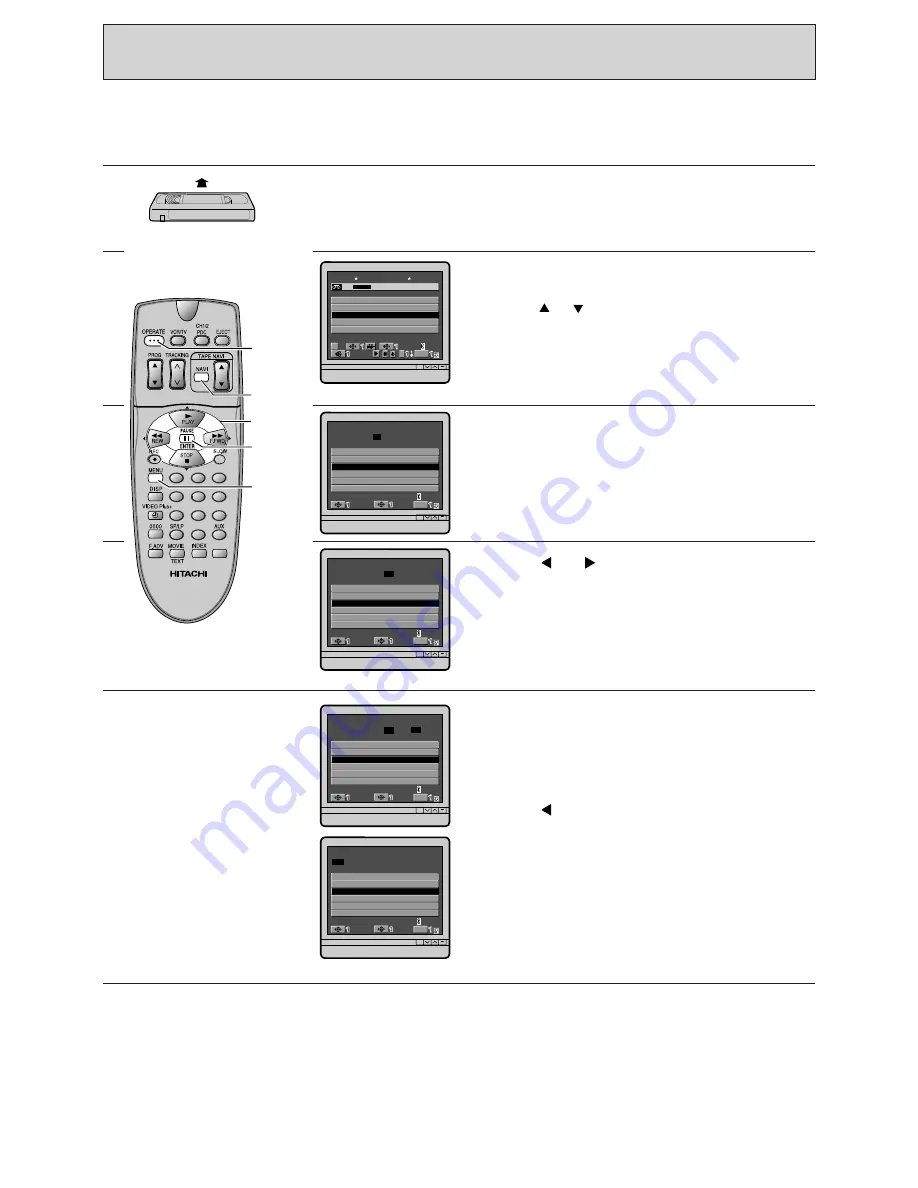 Hitachi VT-FX960E Скачать руководство пользователя страница 50