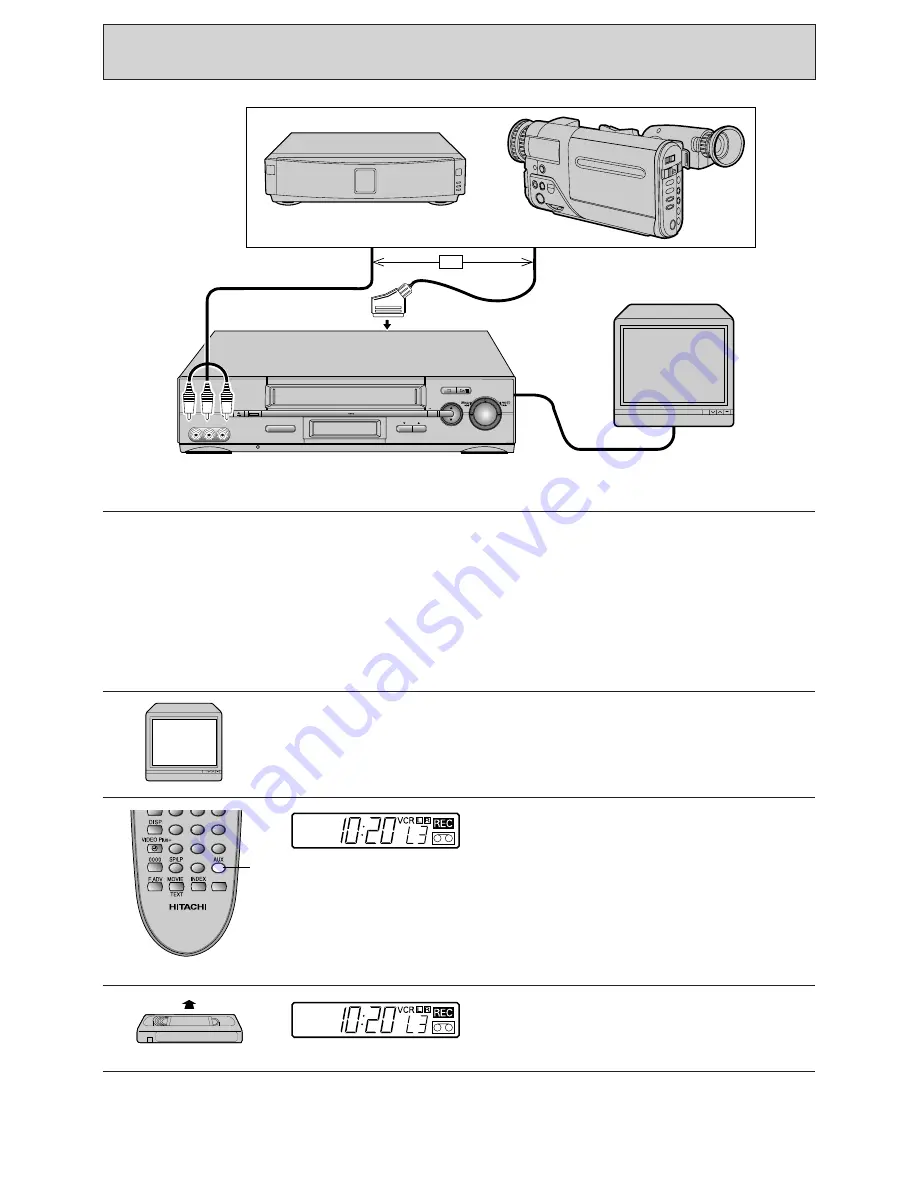 Hitachi VT-FX960E Instruction Manual Download Page 58