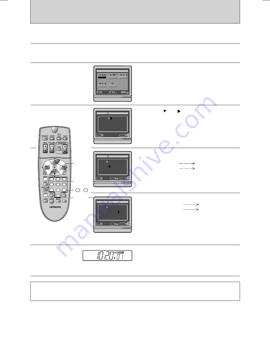 Hitachi VT-FX960E Instruction Manual Download Page 80