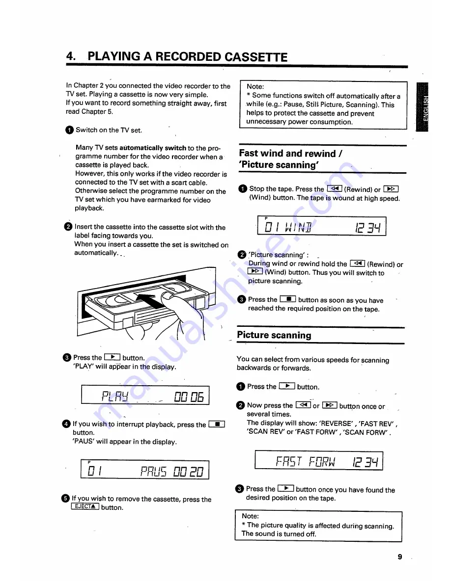 Hitachi VT-M530EUK Operating Instructions Manual Download Page 10