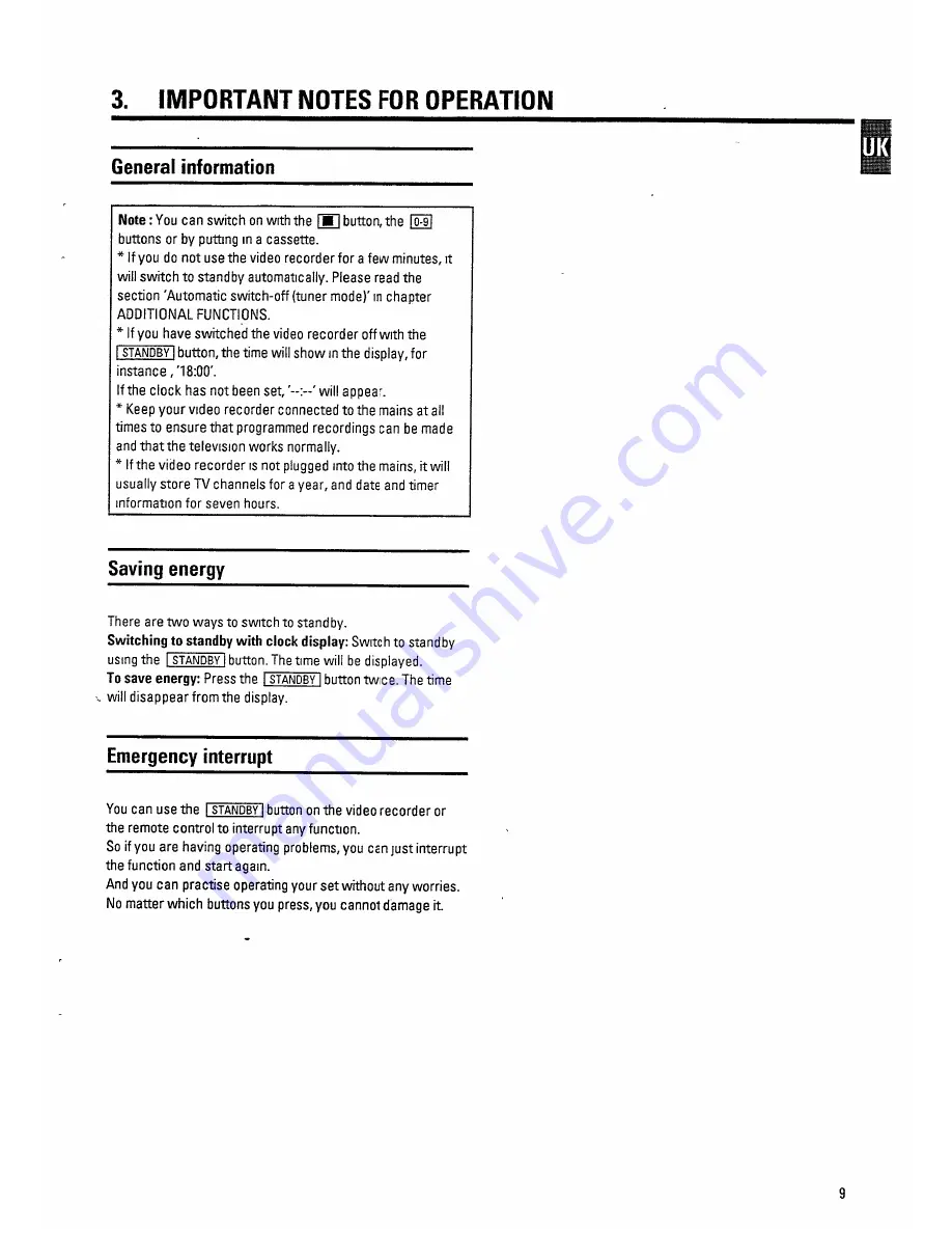 Hitachi VT-MX810EUK Operating Instructions Manual Download Page 12