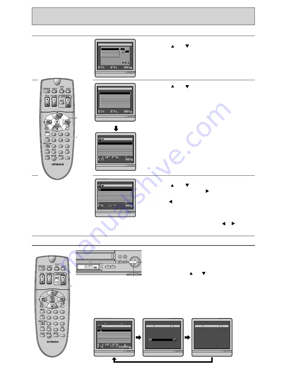 Hitachi VT-MX935E Скачать руководство пользователя страница 44