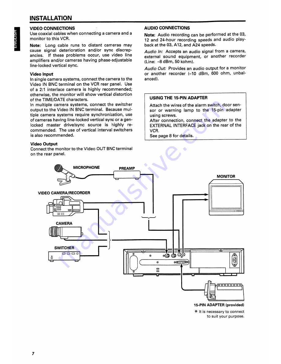 Hitachi VTL1100E Instruction Manual Download Page 8