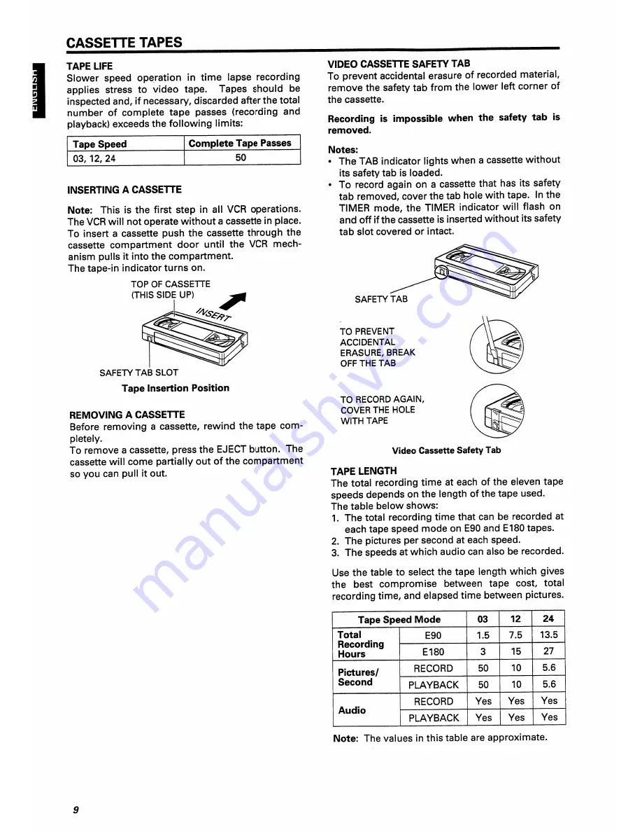 Hitachi VTL1100E Instruction Manual Download Page 10