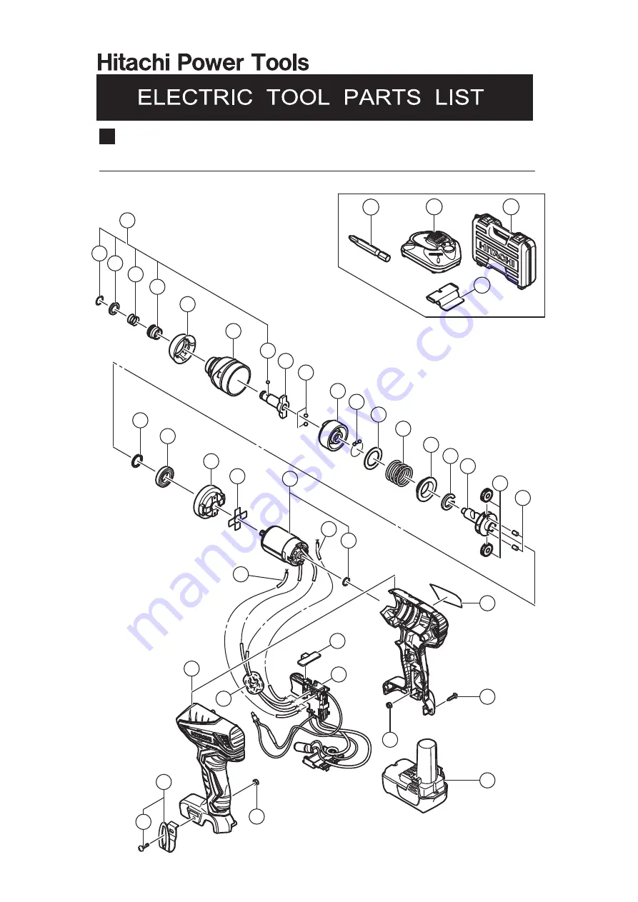 Hitachi WH 10DAL Service Manual Download Page 10