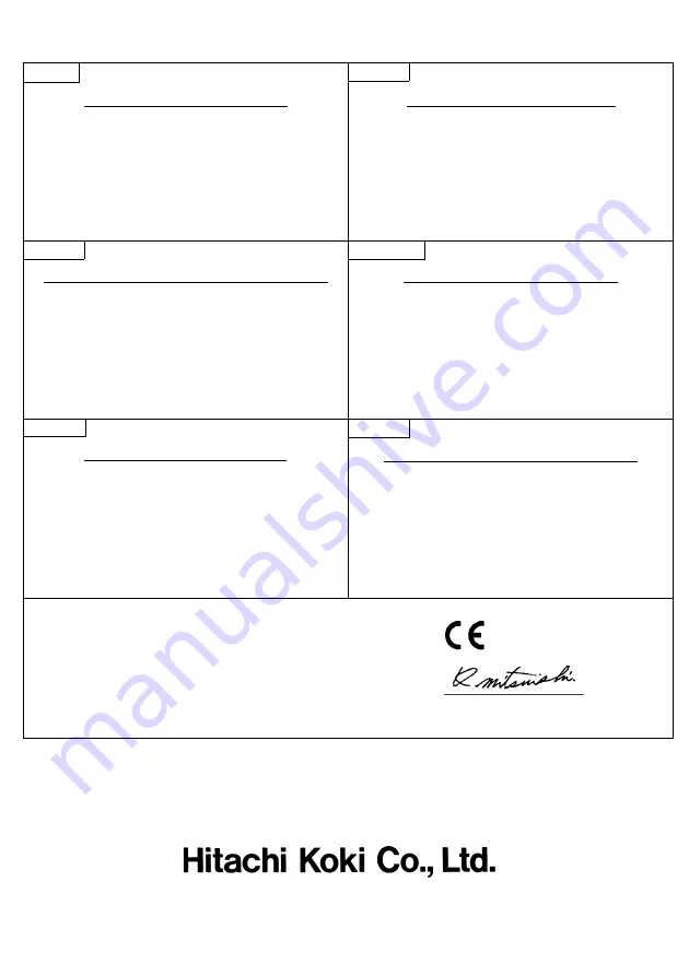 Hitachi WH 12DC Handling Instructions Manual Download Page 37