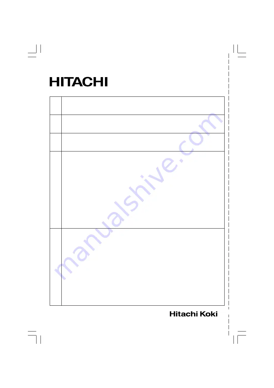 Hitachi WH 14DDL Handling Instructions Manual Download Page 98