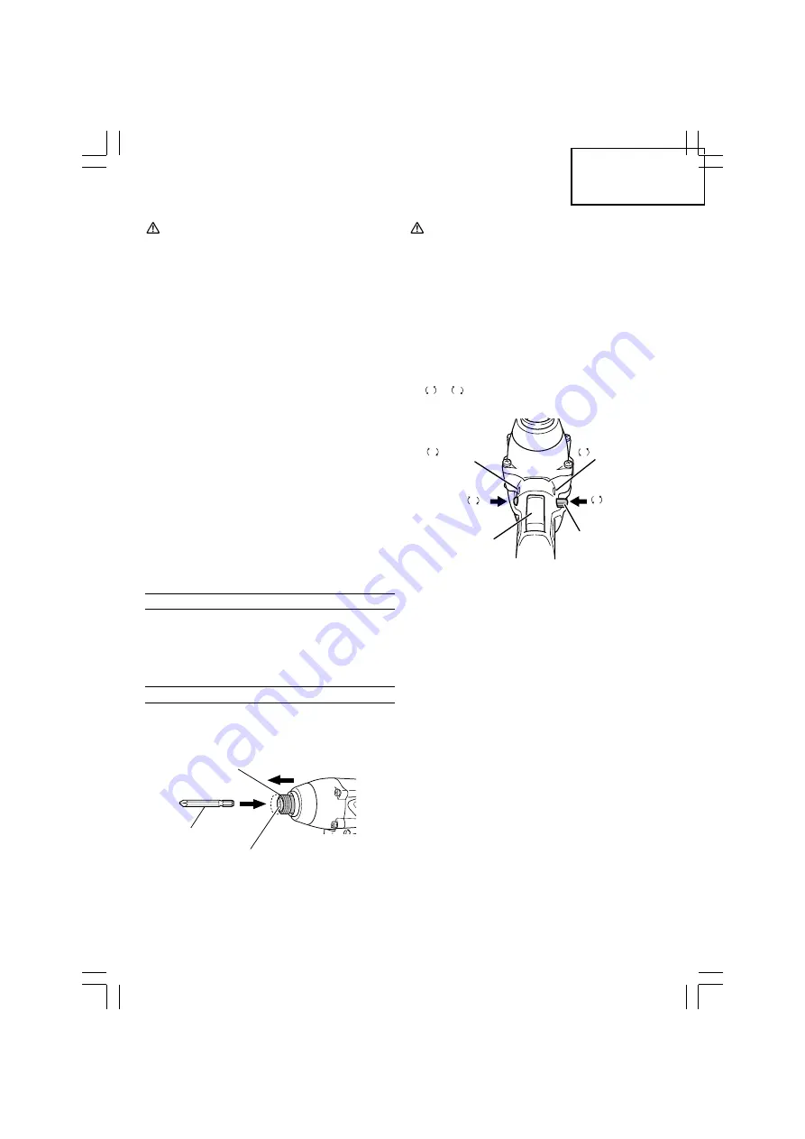 Hitachi WH 18DGL Safety Instructions And Instruction Manual Download Page 27