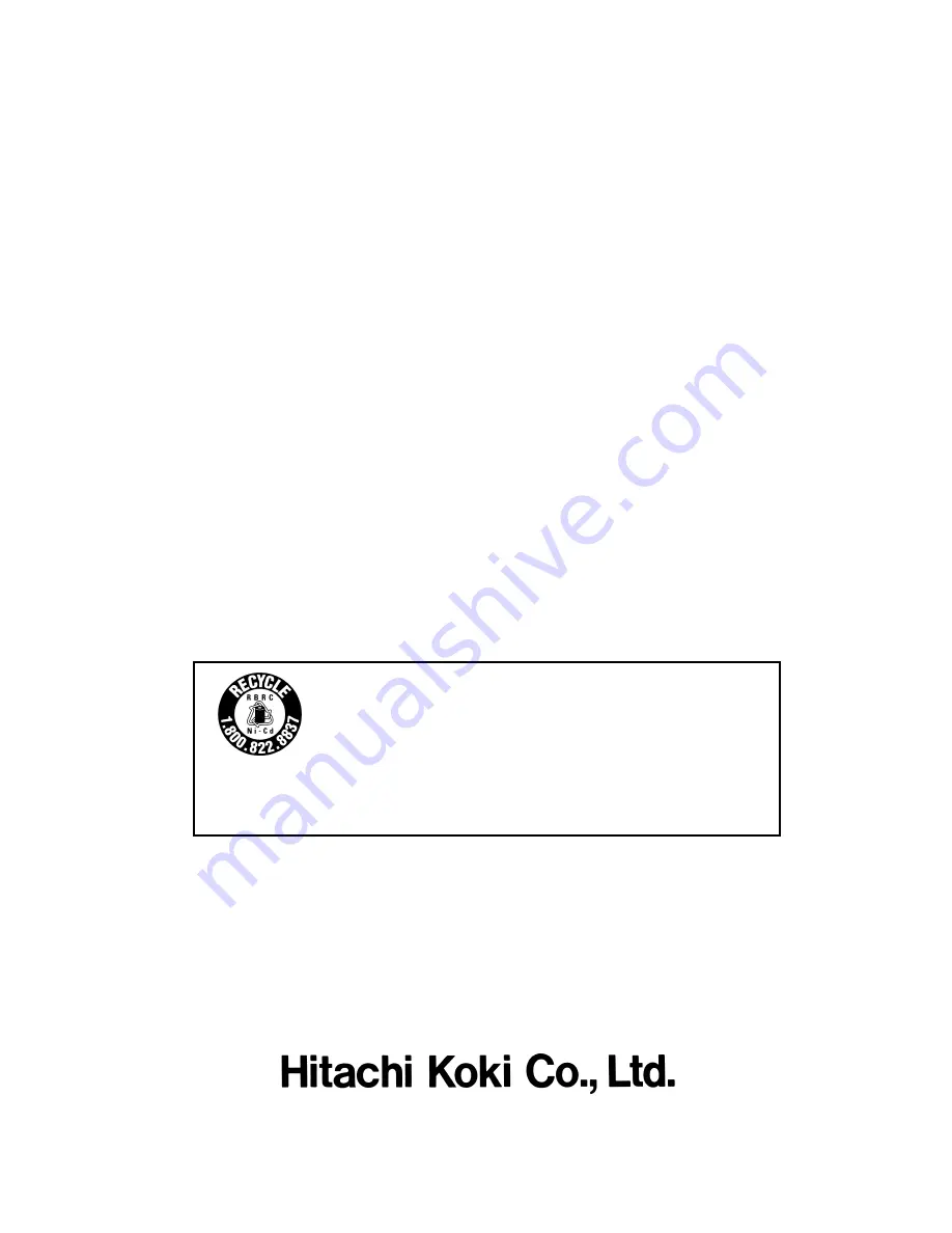 Hitachi WH 8D2 Instruction Manual And Safety Instructions Download Page 28