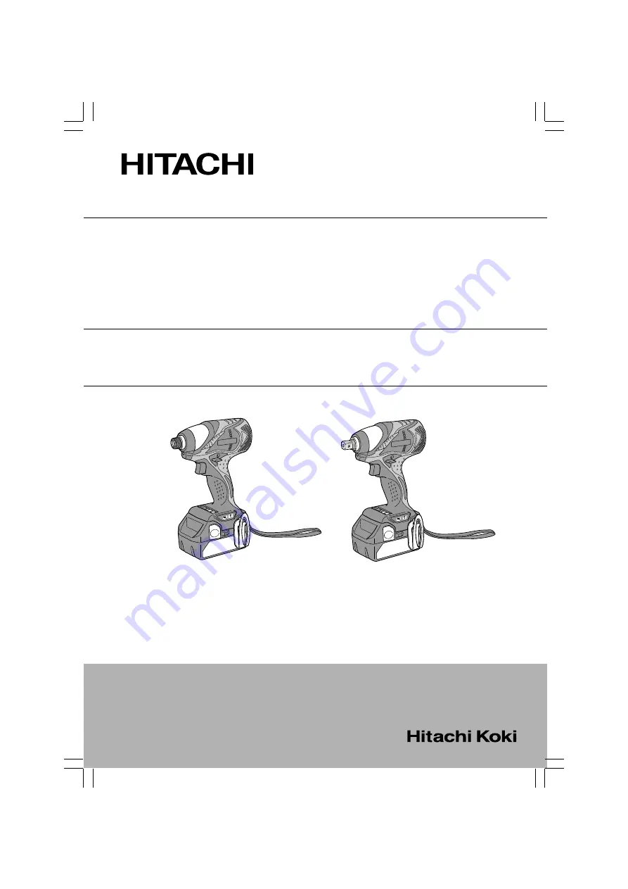 Hitachi WH14DBDL Handing Instructions Download Page 1