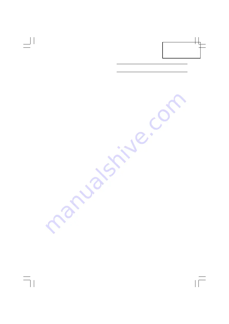 Hitachi WM 10DBL Handling Instructions Manual Download Page 19