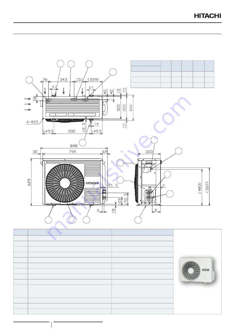 Hitachi YUTAKI RAS-2.5WHVRP1 Instruction Manual Download Page 24