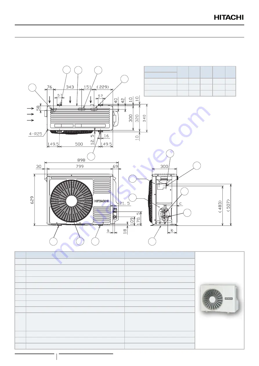 Hitachi YUTAKI RAS-2.5WHVRP1 Instruction Manual Download Page 164