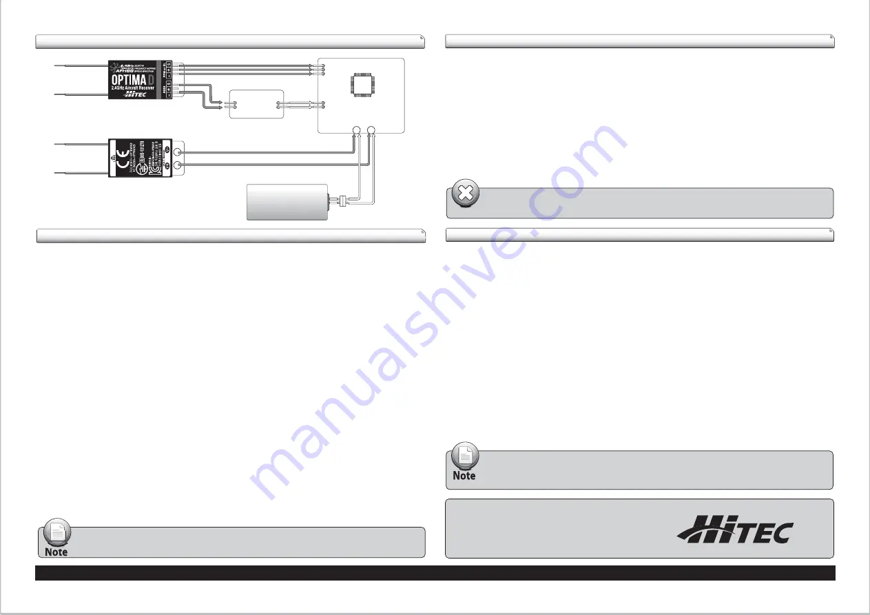 HITEC OPTIMA D Instructions Download Page 2