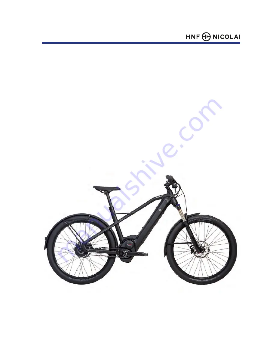 HNF-NICOLAI XD2 Urban Rohloff Pedelec Operating Instructions Manual Download Page 1