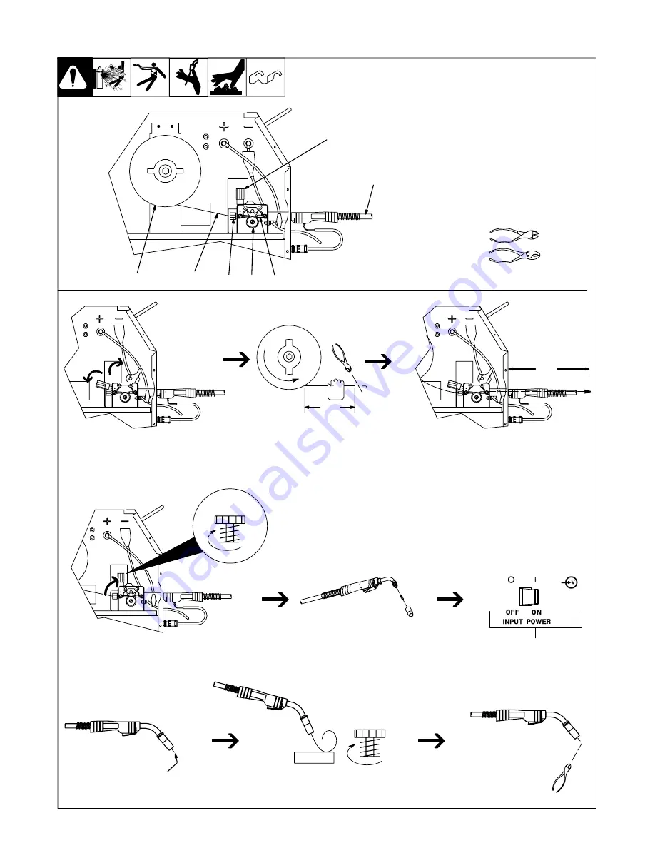 Hobart Welding Products BETA-MIG 1800 Owner'S Manual Download Page 19