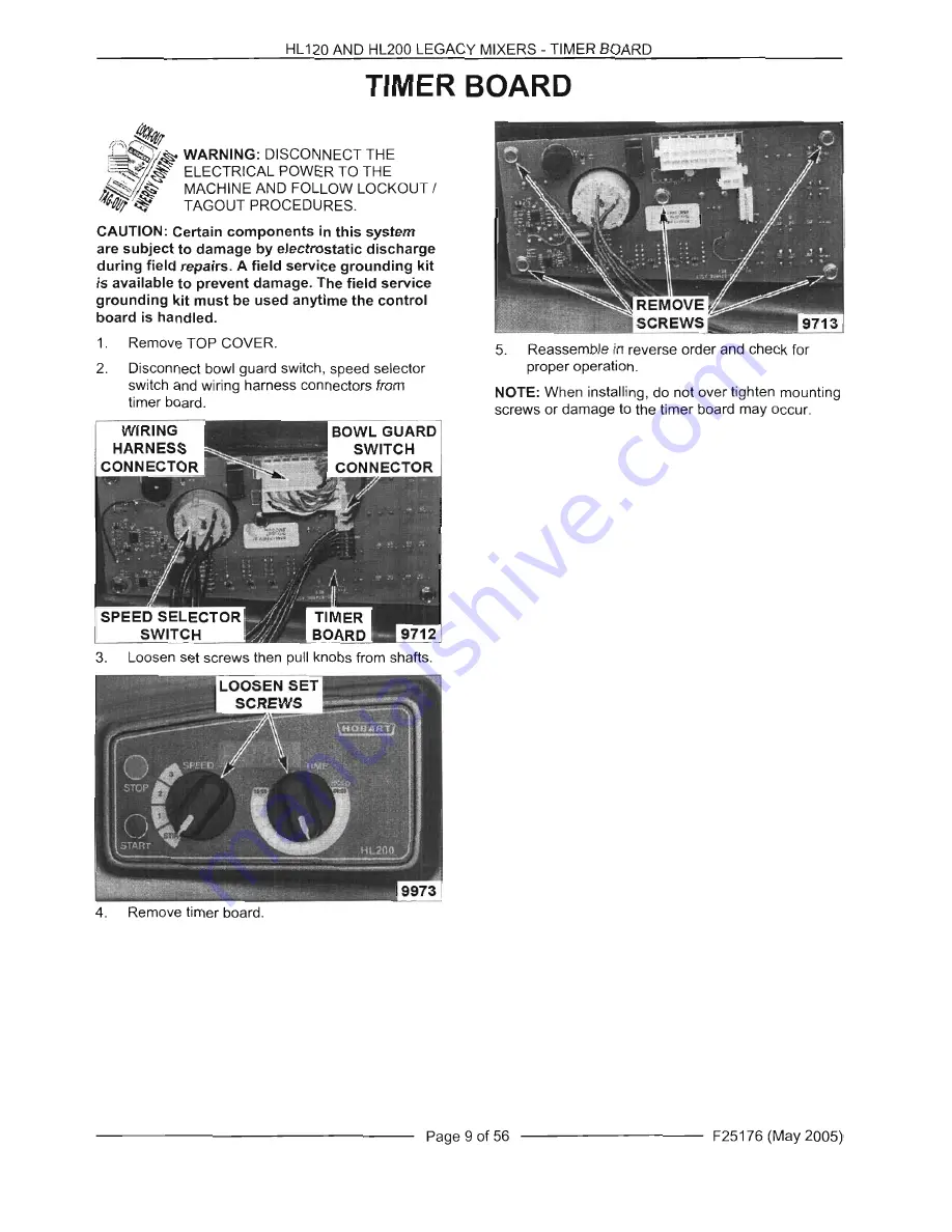 Hobart LEGACY HL120 Instruction Manual Download Page 51