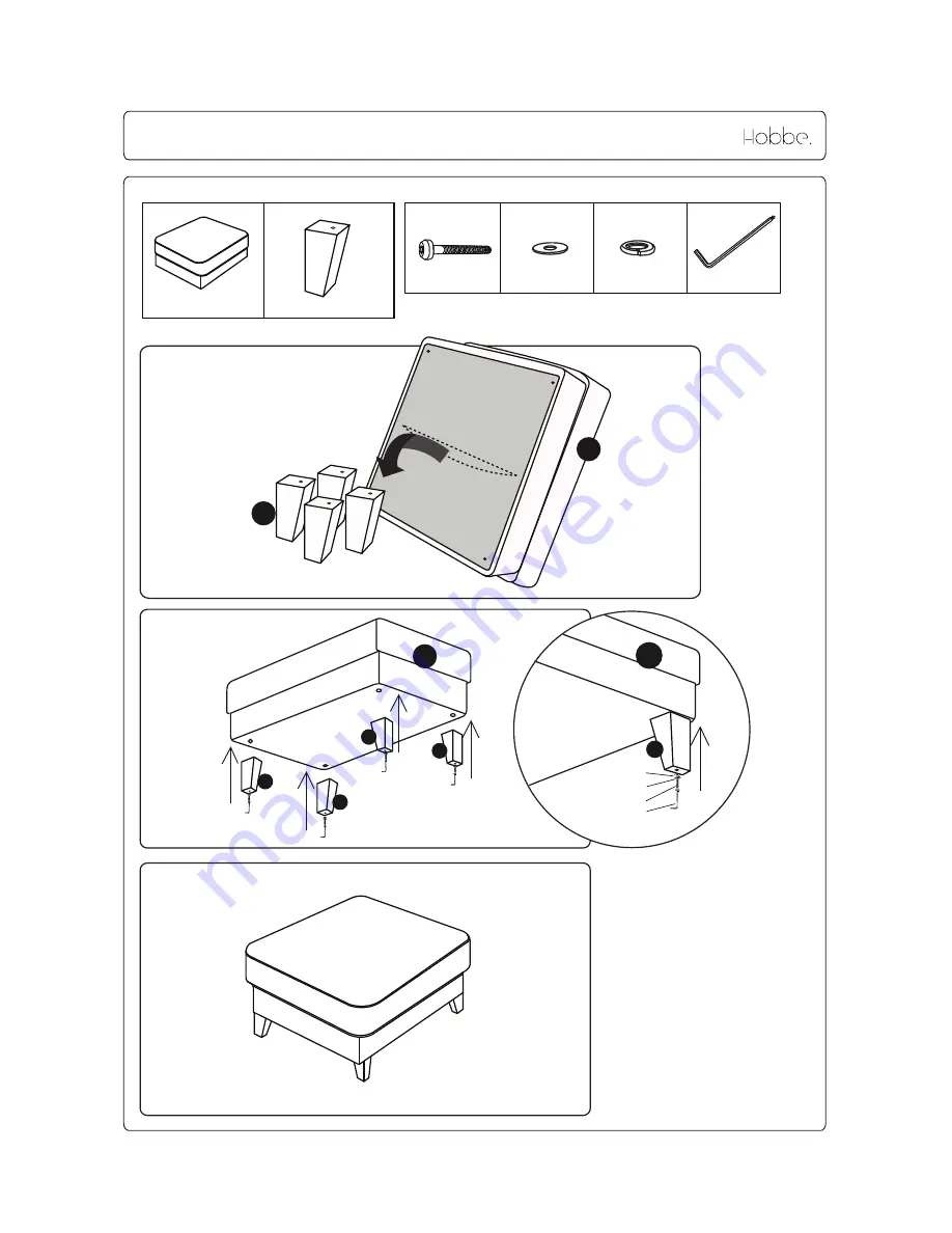 Hobbe GEORGETOWN Assembly & Instruction Manual Download Page 2