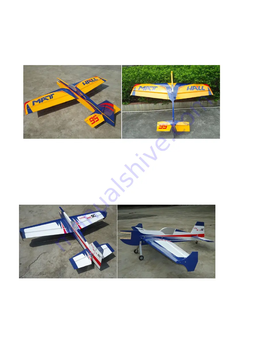 HobbyKing EDGE540 20CC EP Instruction Manual Download Page 4