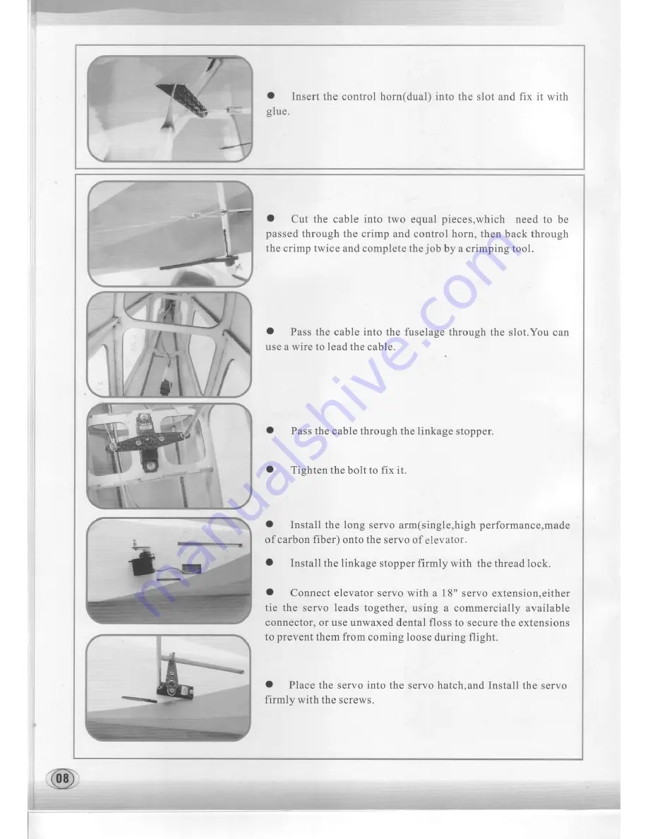 HobbyKing EDGE540EP Assembly Manual Download Page 10