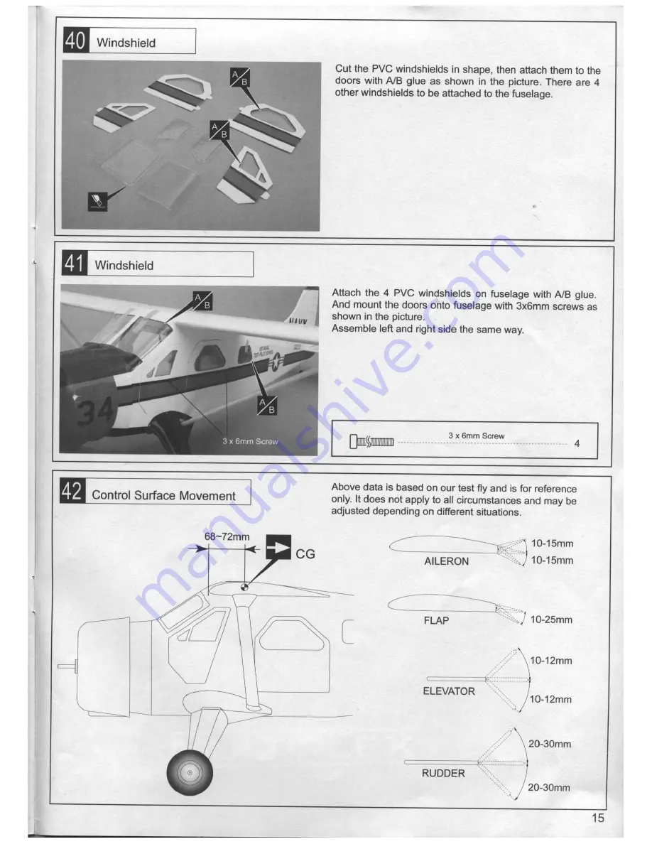 HobbyKing EP DHC-2 BEAVER Скачать руководство пользователя страница 15