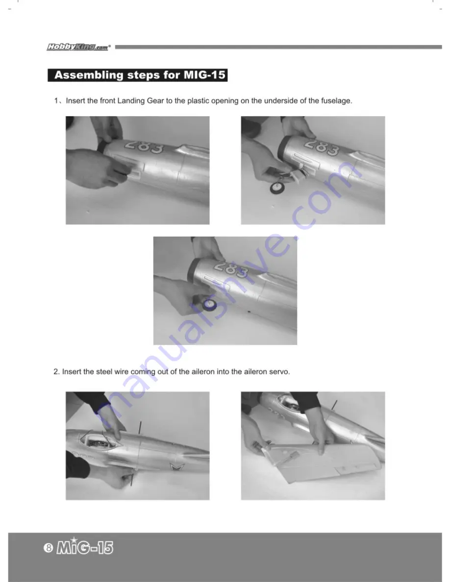 HobbyKing MiG-15 Скачать руководство пользователя страница 8