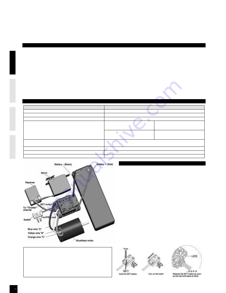 Hobbytech BXR.S1 Instruction Manual Download Page 8