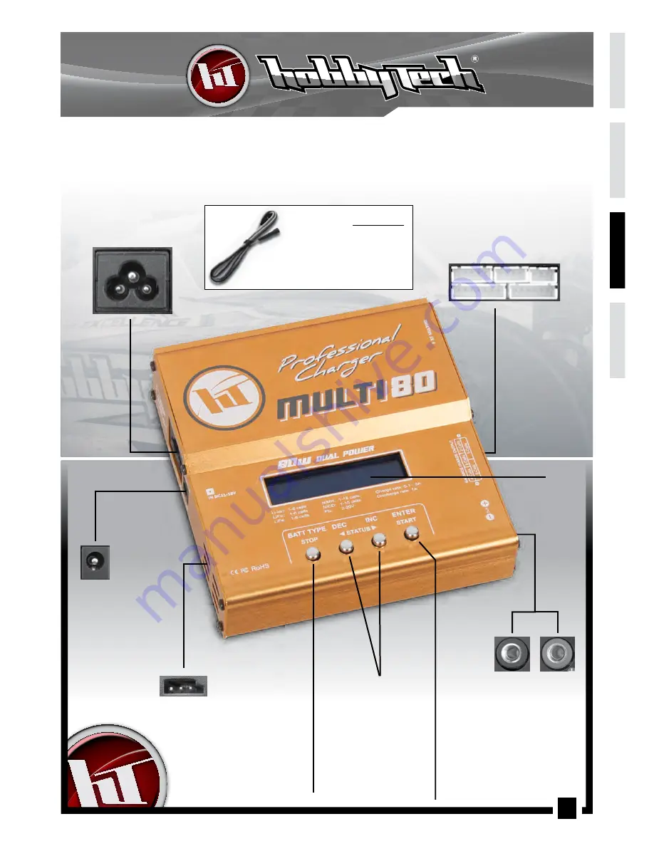 Hobbytech MULTI 80 Instruction Manual Download Page 33