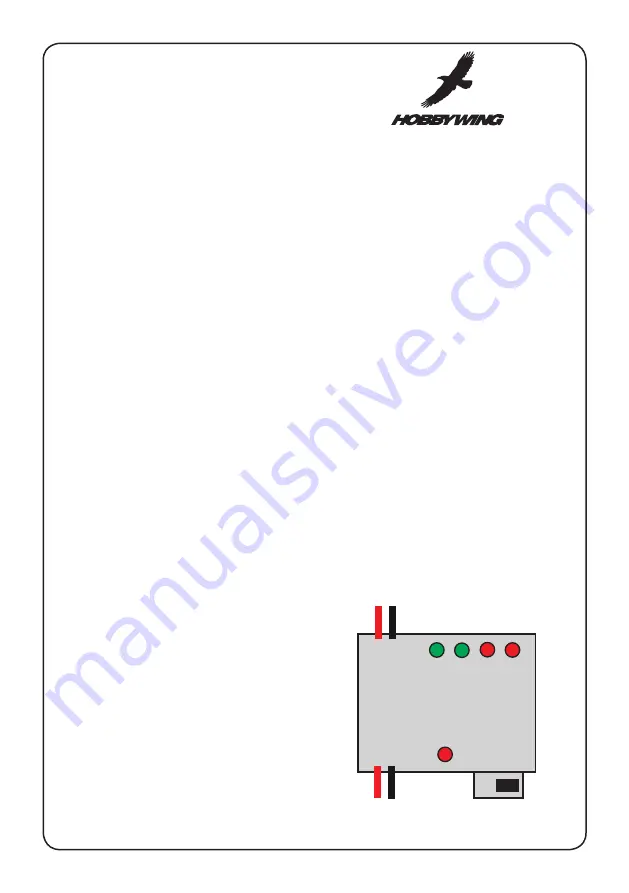 Hobbywing 8A-UBEC Instruction Manual Download Page 1